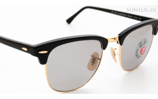 Ray-Ban Clubmaster Classic Polarised (RB3016 901SP2 51mm) saules brilles